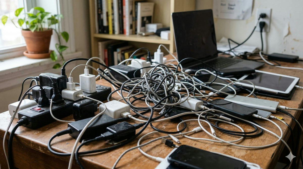 Space before organization