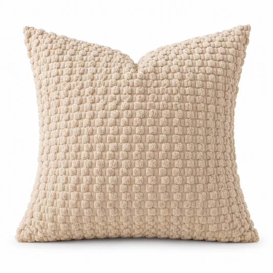Textured Bubble Throw Pillow Cover – Soft & Cozy Home Decor